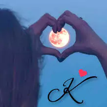 cute k letter whatsapp dp